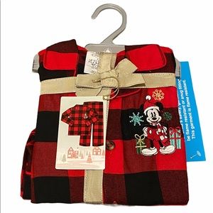 Disney kids holiday flannel pajama set
